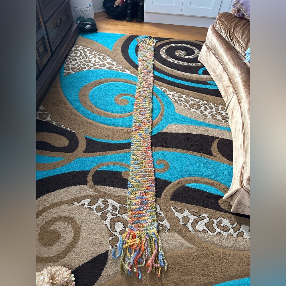 Multicolor Knit Scarf - Picture 3 of 4